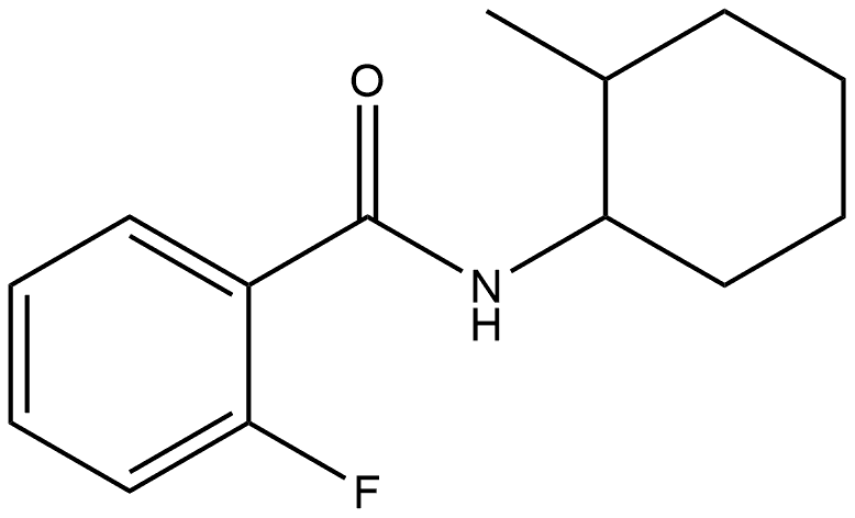 2-Fluoro-N-(2-methylcyclohexyl)benzamide Structure