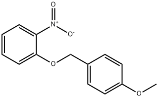 Benzene, 1-[(4-methoxyphenyl)methoxy]-2-nitro- Structure