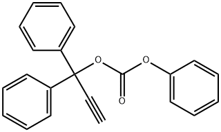 Carbonic acid, 1,1-diphenyl-2-propynyl phenyl ester (8CI,9CI) Structure