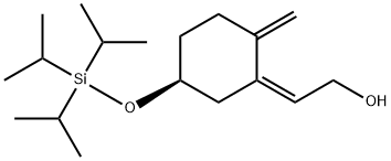Ethanol, 2-[2-methylene-5-[[tris(1-methylethyl)silyl]oxy]cyclohexylidene]-, [S-(Z)]- (9CI) Structure