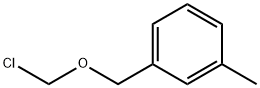 Benzene, 1-[(chloromethoxy)methyl]-3-methyl- Structure