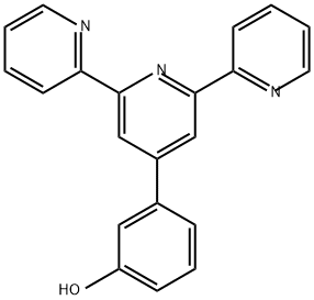 Phenol, 3-[2,2':6',2''-terpyridin]-4'-yl- Struktur