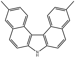 3,11-二甲基-7H-二苯并[C,G]咔唑 结构式