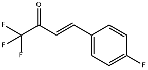 (E)-1,1,1-三氟-4-(4-氟苯基)BUT-3-EN-2-酮,101048-46-8,结构式