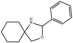 2-Phenyl-3-oxa-1-azaspiro[4.5]decane 化学構造式