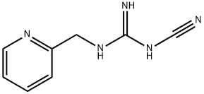 Guanidine, N-cyano-N'-(2-pyridinylmethyl)- Structure