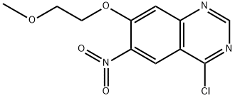 4-Chloro-7-(2-methoxyethoxy)-6-nitroquinazoline Structure