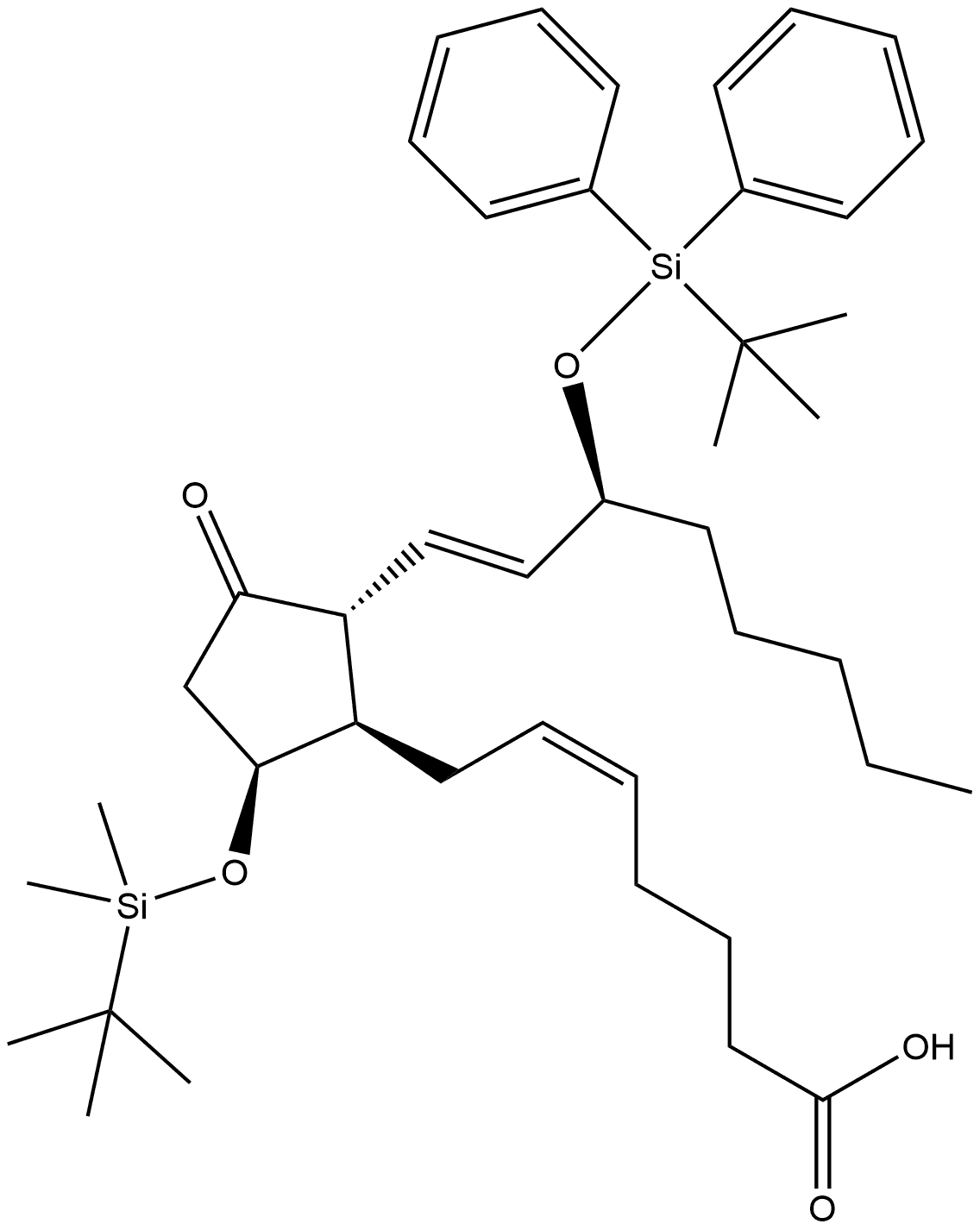 Prosta-5,13-dien-1-oic acid, 9-[[(1,1-dimethylethyl)dimethylsilyl]oxy]-15-[[(1,1-dimethylethyl)diphenylsilyl]oxy]-11-oxo-, (5Z,9α,13E,15S)- (9CI)