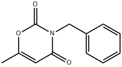 2H-1,3-Oxazine-2,4(3H)-dione, 6-methyl-3-(phenylmethyl)- Struktur