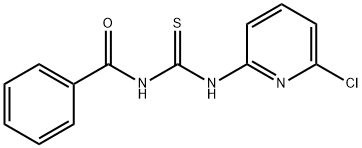 Benzamide, N-[[(6-chloro-2-pyridinyl)amino]thioxomethyl]- Structure