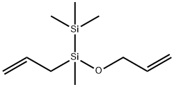 Disilane, 1,1,1,2-tetramethyl-2-(2-propen-1-yl)-2-(2-propen-1-yloxy)- Struktur