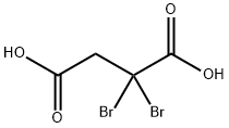 Butanedioic acid, 2,2-dibromo- Structure