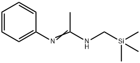 N-Phenyl-N-((trimethylsilyl)methyl)acetimidamide Struktur