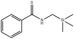 N-((Trimethylsilyl)methyl)benzothioamide 化学構造式