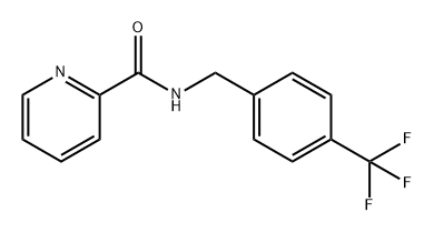 2-Pyridinecarboxamide, N-[[4-(trifluoromethyl)phenyl]methyl]-,1015360-82-3,结构式