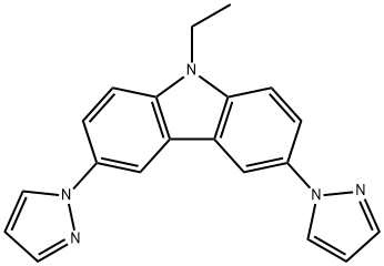 1015411-22-9 9-乙基-3,6-二(1H-吡唑-1-基)-9H-咔唑