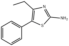 2-Thiazolamine, 4-ethyl-5-phenyl- 结构式