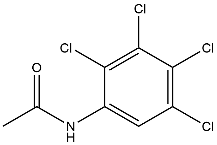 N-(2,3,4,5-Tetrachlorophenyl)acetamide 结构式