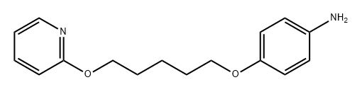 Benzenamine, 4-[[5-(2-pyridinyloxy)pentyl]oxy]-,101586-59-8,结构式