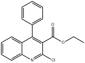 Ethyl 2-chloro-4-phenylquinoline-3-carboxylate Struktur