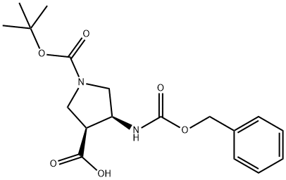 1016259-89-4 1,3-Pyrrolidinedicarboxylic acid, 4-[[(phenylmethoxy)carbonyl]amino]-, 1-(1,1-dimethylethyl) ester, (3S,4S)-