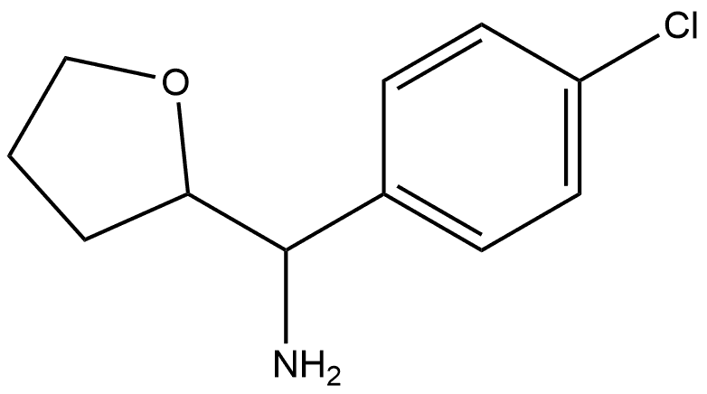 α-(4-Chlorophenyl)tetrahydro-2-furanmethanamine Struktur
