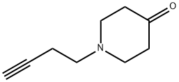 1-(丁-3-炔-1-基)哌啶-4-酮 结构式