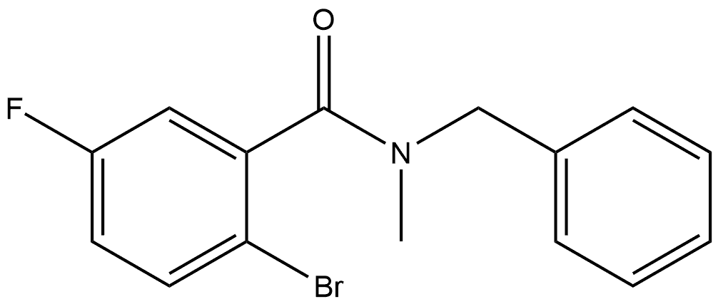 2-Bromo-5-fluoro-N-methyl-N-(phenylmethyl)benzamide|