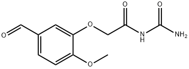 N-(aminocarbonyl)-2-(5-formyl-2-methoxyphenoxy)acetamide|