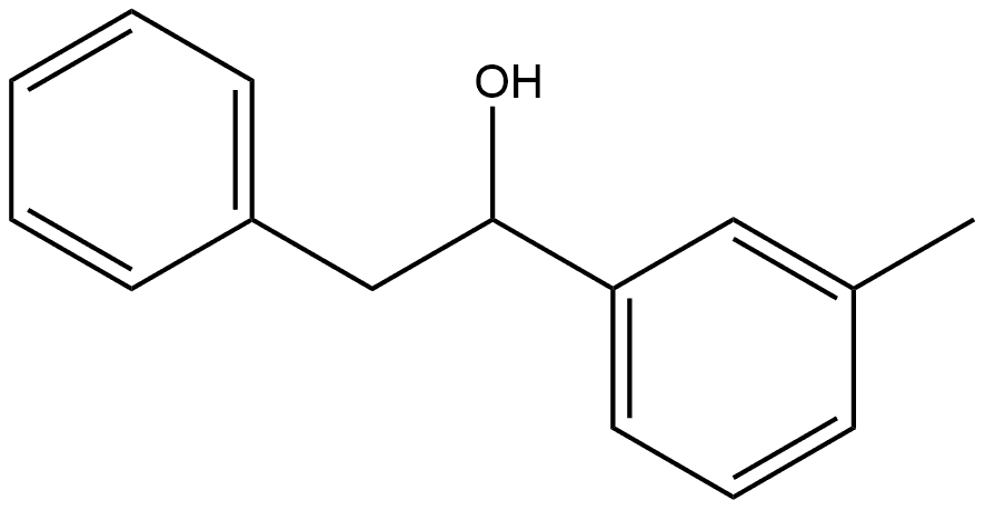 α-(3-Methylphenyl)benzeneethanol Structure