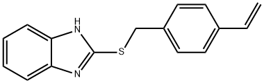 1H-Benzimidazole, 2-[[(4-ethenylphenyl)methyl]thio]- Structure