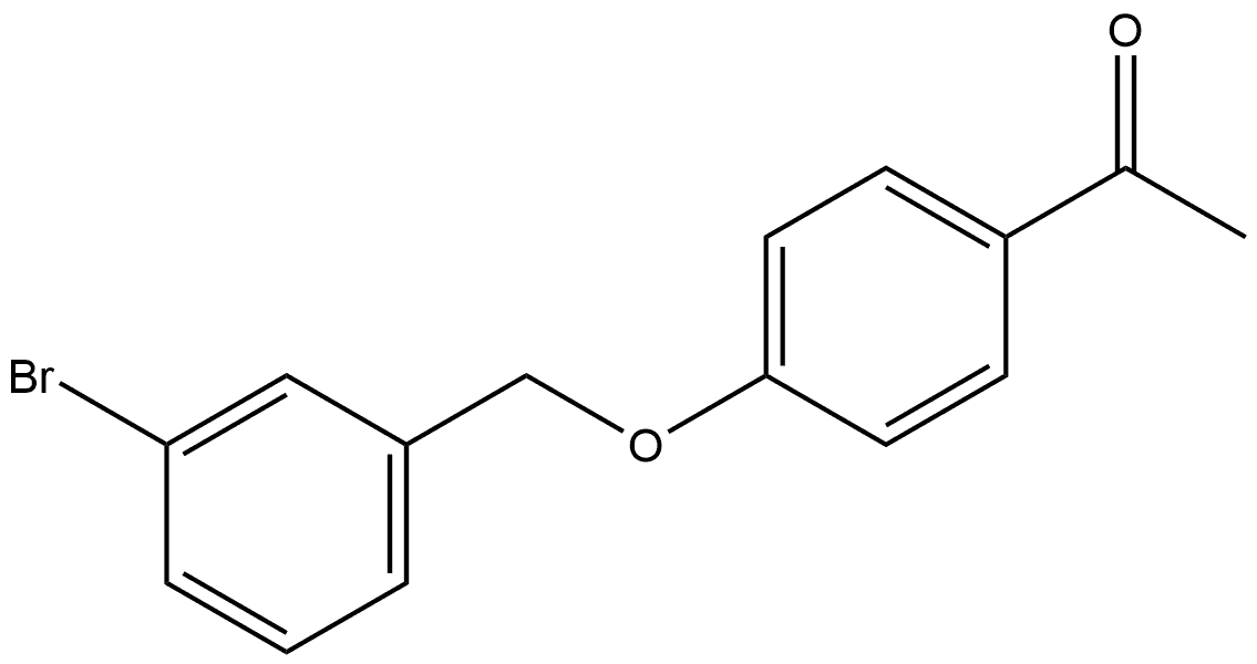 1-[4-[(3-Bromophenyl)methoxy]phenyl]ethanone,1017030-51-1,结构式