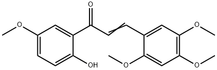 2-Propen-1-one, 1-(2-hydroxy-5-methoxyphenyl)-3-(2,4,5-trimethoxyphenyl)-|