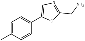 [5-(4-methylphenyl)-1,3-oxazol-2-yl]methanamine 结构式