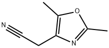 4-Oxazoleacetonitrile, 2,5-dimethyl- Structure