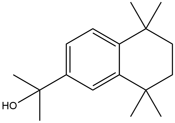 5,6,7,8-Tetrahydro-α,α,5,5,8,8-hexamethyl-2-naphthalenemethanol Structure