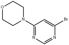 4-(6-bromopyrimidin-4-yl)morpholine Structure