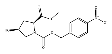 1,2-Pyrrolidinedicarboxylic acid, 4-hydroxy-, 2-methyl 1-[(4-nitrophenyl)methyl] ester, (2S,4R)-