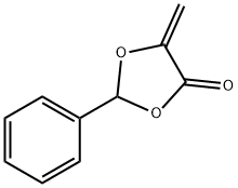 1,3-Dioxolan-4-one, 5-methylene-2-phenyl- 化学構造式