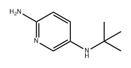 2,5-Pyridinediamine, N5-(1,1-dimethylethyl)- Structure