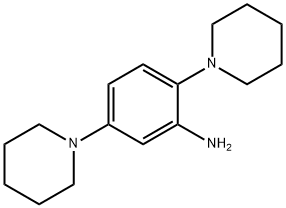 2,5-二(哌啶-1-基)苯胺 结构式