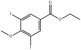 Benzoic acid, 3,5-diiodo-4-methoxy-, ethyl ester,101871-75-4,结构式