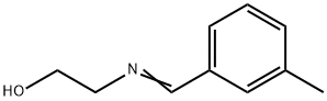 Ethanol, 2-[[(3-methylphenyl)methylene]amino]- Struktur