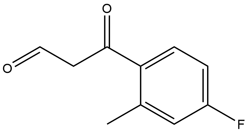 1019025-94-5 4-Fluoro-2-methyl-β-oxobenzenepropanal