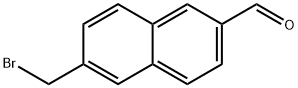 2-(Bromomethyl)naphthalene-6-carboxaldehyde Struktur