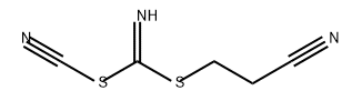 Carbonimidodithioic acid, cyano-, cyanomethyl methyl ester (9CI)