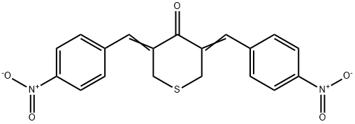 101936-54-3 4H-Thiopyran-4-one, tetrahydro-3,5-bis[(4-nitrophenyl)methylene]-