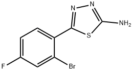 1019476-75-5 5-(2-bromo-4-fluorophenyl)-1,3,4-thiadiazol-2-amine