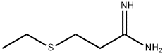 Propanimidamide, 3-(ethylthio)- Structure