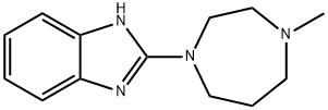 1H-Benzimidazole, 2-(hexahydro-4-methyl-1H-1,4-diazepin-1-yl)- Structure